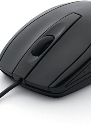Verbatim Wired USB Computer Mouse - Corded USB Mouse for Laptops and PCs - Right or Left Hand Use, Black 98106,Glossy Black, 1.2" x 2.3" x 3.8"