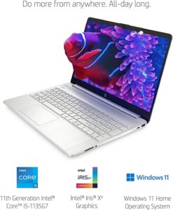Hp Laptop Intel Core i5-1135G7 Processor Iris Xe Graphics, 15.6 FHD Anti-Glare Display, Online Meeting Ready, HDMI Wi-fi and Bluetooth, Windows 11 Home 16 GB RAM / 1TB SSD